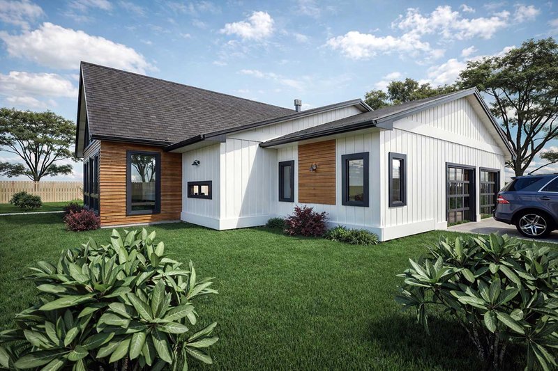 House Blueprint - Exterior - Other Elevation 1 for Cabin House Plan #1101-66 - 2 bed, 2 bath