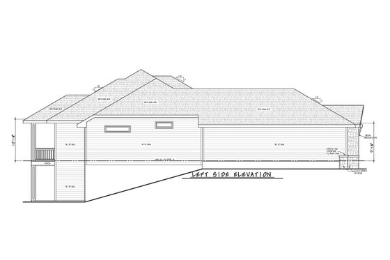 Exterior - Other Elevation for Craftsman House Plan #20-2367 - 4 bed, 4 bath