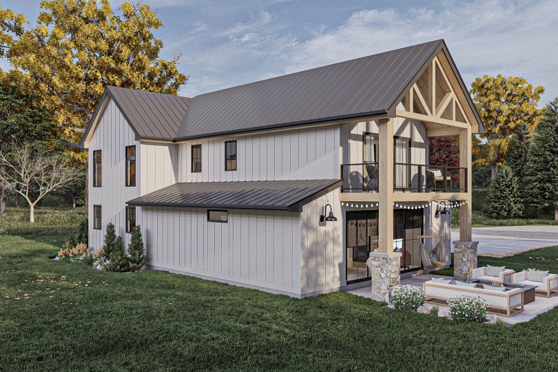 Home Plan - Exterior - Other Elevation 1 for Modern House Plan #455-587 - 2 bed, 2 bath