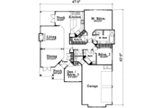 Modern Style House Plan - 2 Beds 2 Baths 1735 Sq/Ft Plan #78-207 