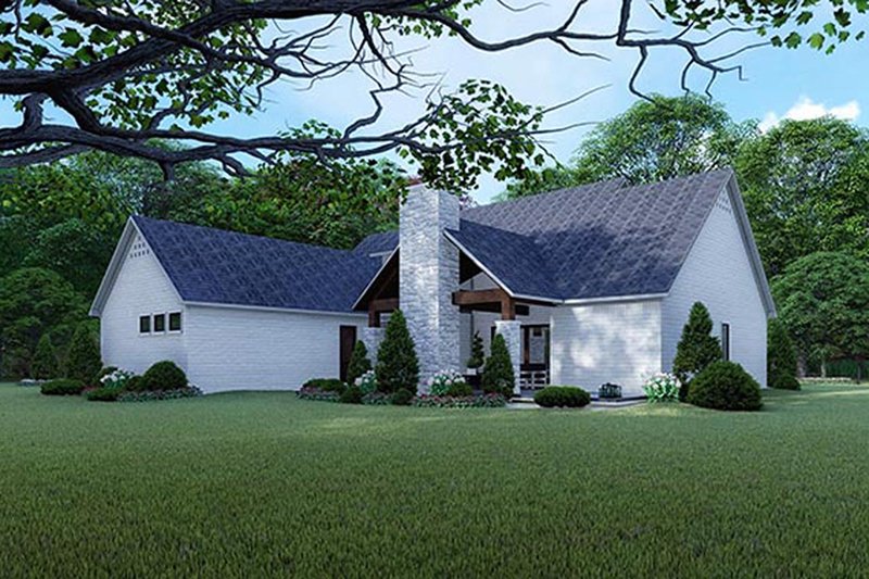 Home Plan - Exterior - Rear Elevation 1 for Contemporary House Plan #923-125 - 3 bed, 4.5 bath