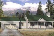 Ranch Style House Plan - 2 Beds 1 Baths 1144 Sq/Ft Plan #22-506 