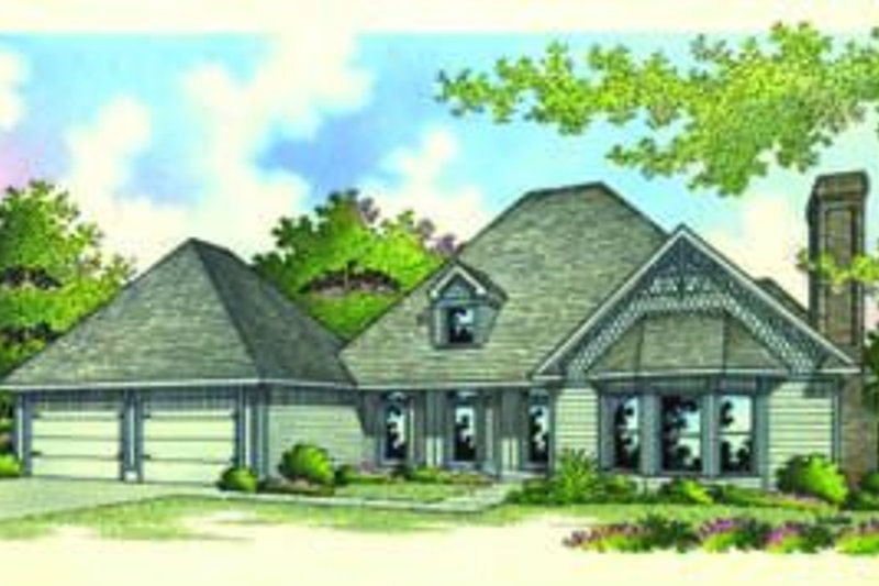 Dream House Plan - Traditional Exterior - Front Elevation Plan #45-193