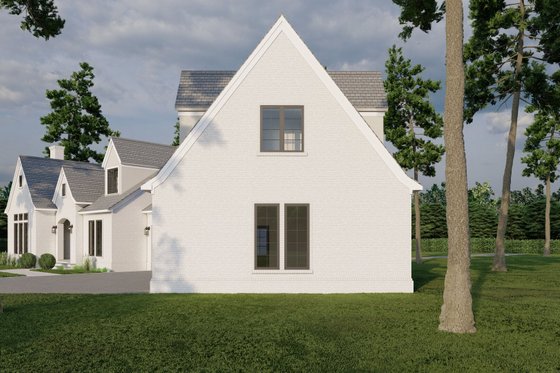 Exterior - Other Elevation 2 for European House Plan #923-338 - 4 bed, 4 bath