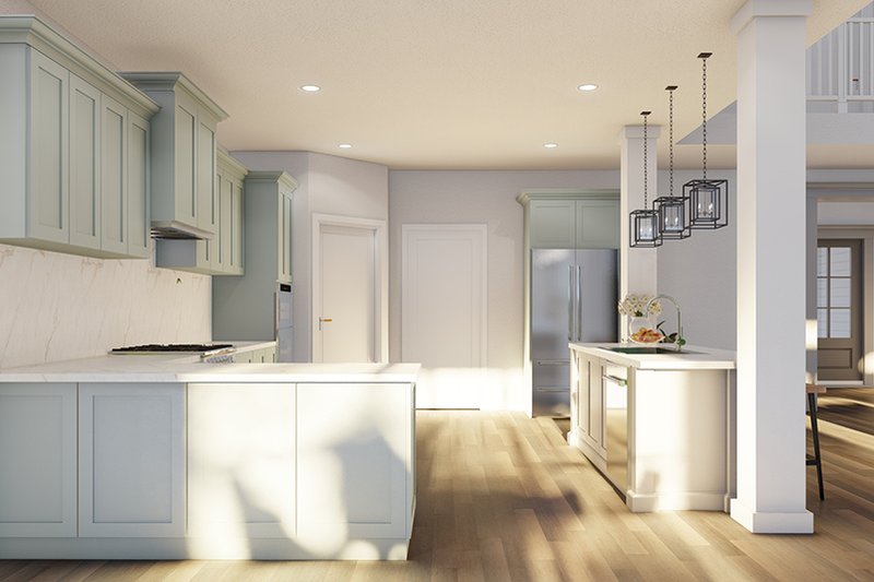 House Blueprint - Interior - Kitchen for Country House Plan #923-326 - 3 bed, 3.5 bath