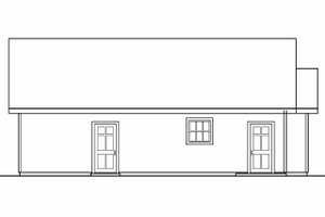 Exterior - Other Elevation for Traditional House Plan #124-794, 0 bath
