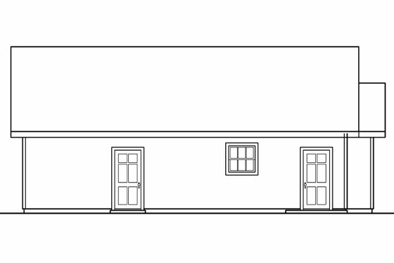 Exterior - Other Elevation for Traditional House Plan #124-794, 0 bath
