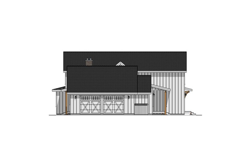 Home Plan - Exterior - Other Elevation for Farmhouse House Plan #1099-1 - 4 bed, 3.5 bath