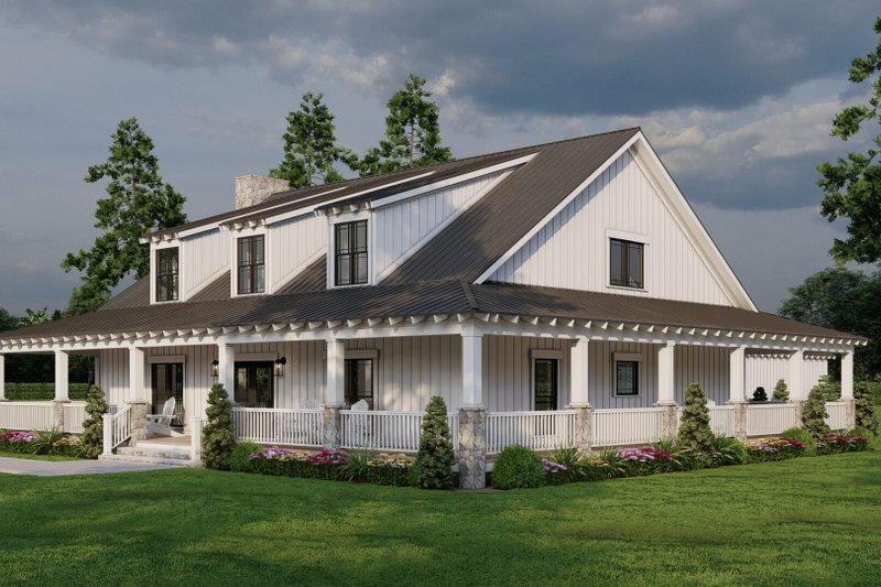 House Plan Design - Exterior - Other Elevation 3 for Country House Plan #923-30 - 4 bed, 3.5 bath