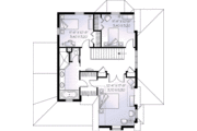 European Style House Plan - 3 Beds 1.5 Baths 1886 Sq/Ft Plan #23-541 