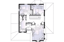 Home Plan - European Floor Plan - Upper Floor Plan #23-541