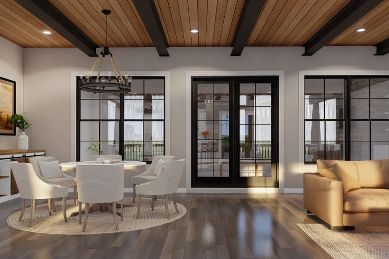 Dream House Plan - Interior - Dining Room for Craftsman House Plan #923-364 - 3 bed, 3.5 bath