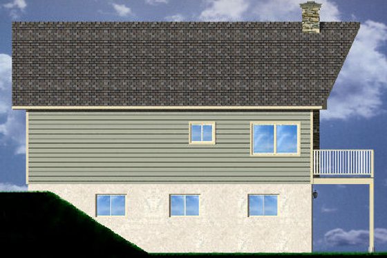 Exterior - Other Elevation for Contemporary House Plan #126-166 - 3 bed, 2 bath