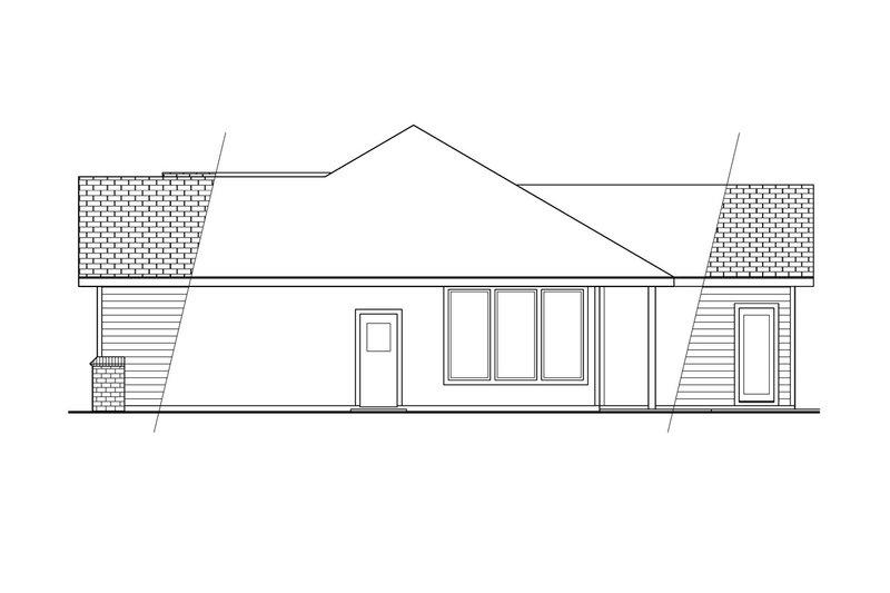 Home Plan - Exterior - Other Elevation 1 for Craftsman House Plan #124-333 - 5 bed, 4 bath