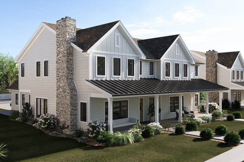 Home Plan - Exterior - Other Elevation for Farmhouse House Plan #455-812 - 3 bed, 3 bath