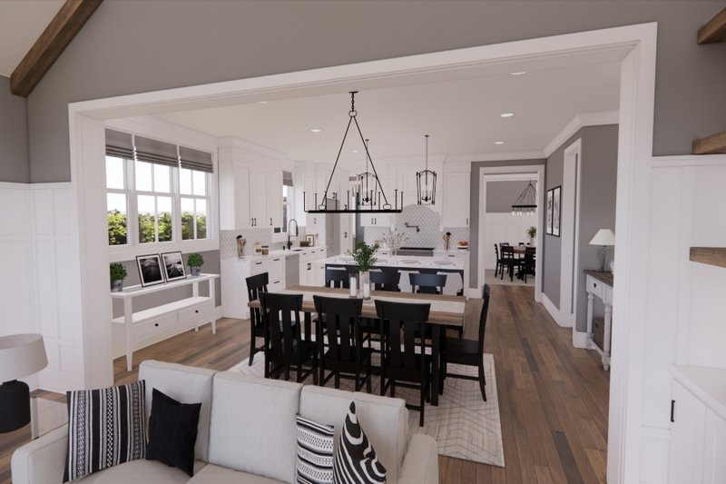 House Plan Design - Interior - Dining Room 1 for Farmhouse House Plan #51-1565 - 4 bed, 2.5 bath