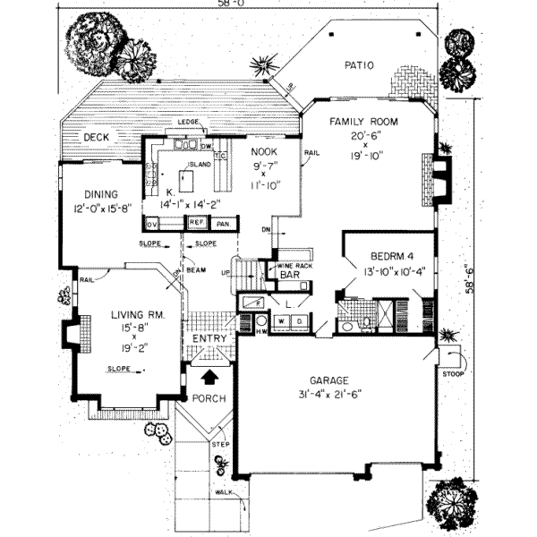 Floor Plan - Main Floor Plan #312-508