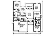 Traditional Style House Plan - 3 Beds 2.5 Baths 2538 Sq/Ft Plan #65-521 
