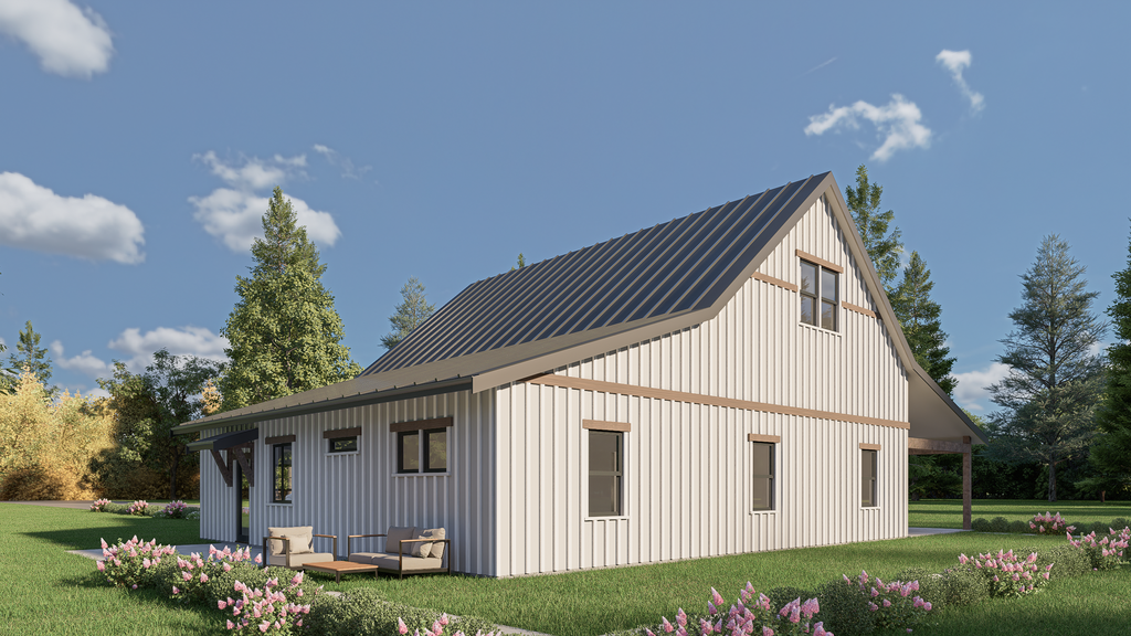 Exterior - Other Elevation 1 for Barndominium House Plan #1070-173 - 2 bed, 1 bath