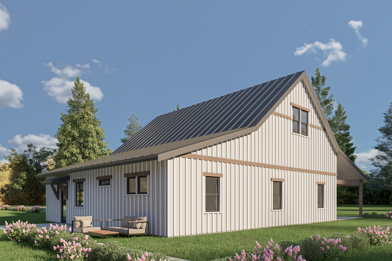 House Plan Design - Exterior - Other Elevation 1 for Barndominium House Plan #1070-173 - 2 bed, 1 bath
