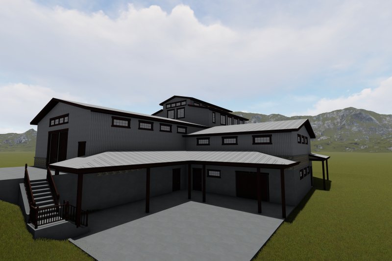 House Plan Design - Exterior - Other Elevation 1 for Farmhouse House Plan #1060-80, 3 bath