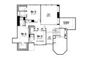 European Style House Plan - 4 Beds 5 Baths 4269 Sq/Ft Plan #20-2047 