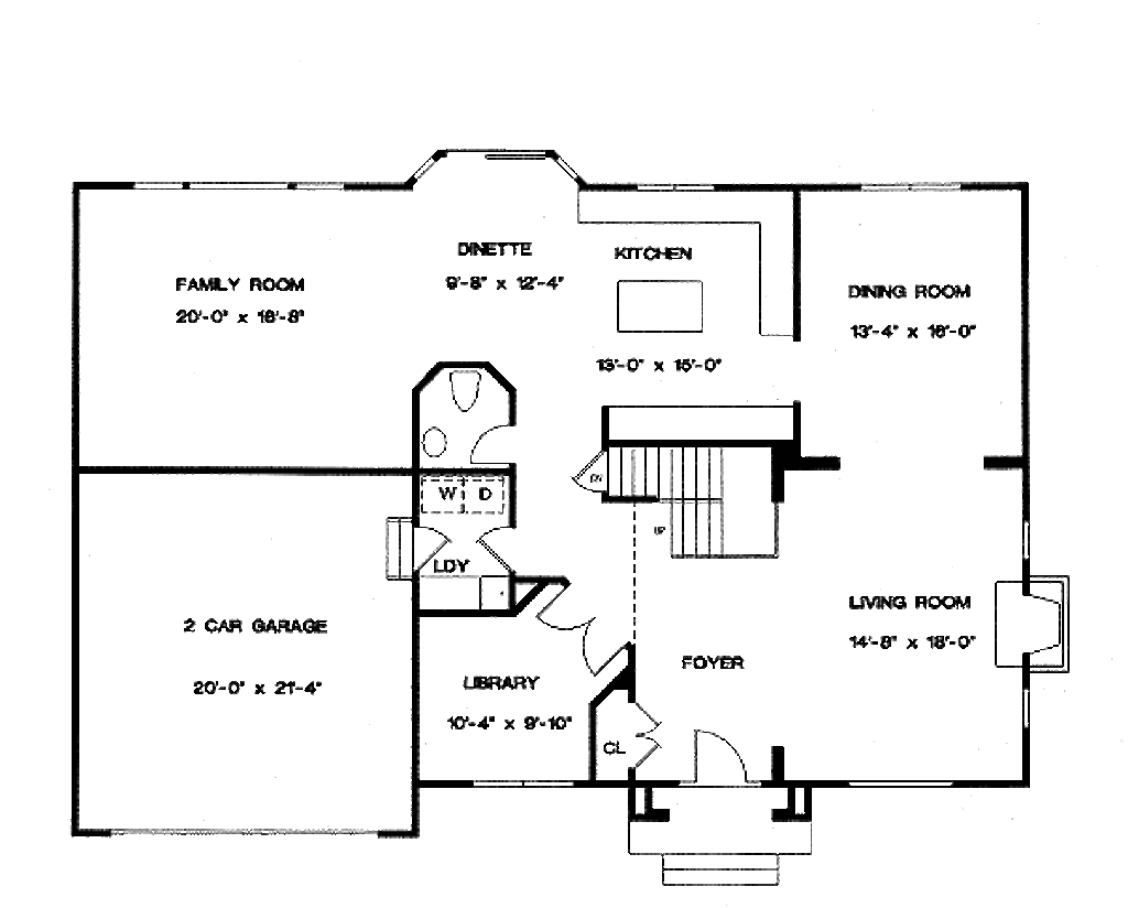 European Style House Plan - 4 Beds 2.5 Baths 3157 Sq/Ft Plan #12-216 ...