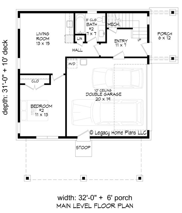Dream House Plan - Modern Floor Plan - Main Floor Plan #932-781