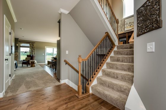 Interior - Entry for Craftsman House Plan #20-2154 - 3 bed, 2.5 bath