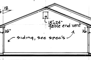 Exterior - Other Elevation for Country House Plan #30-237 - 3 bed, 2 bath