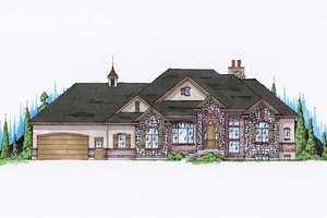 Traditional Exterior - Front Elevation Plan #5-273