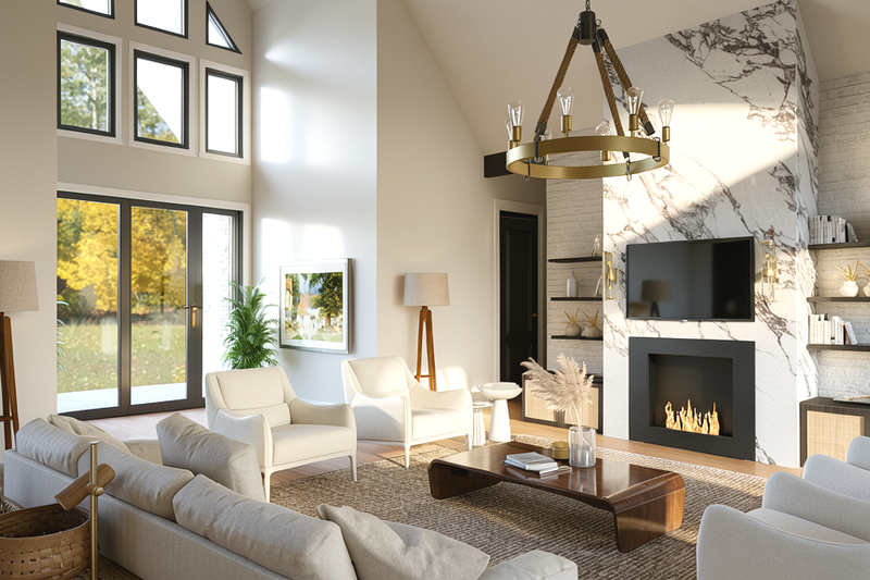 Dream House Plan - Interior - Family Room for Ranch House Plan #1064-506 - 3 bed, 3.5 bath