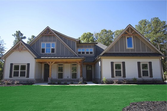 Exterior - Front Elevation 3 for Traditional House Plan #927-6 - 4 bed, 3 bath