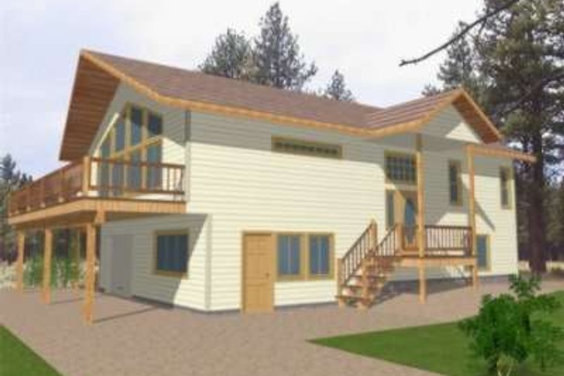 Home Plan - Modern Exterior - Front Elevation Plan #117-394
