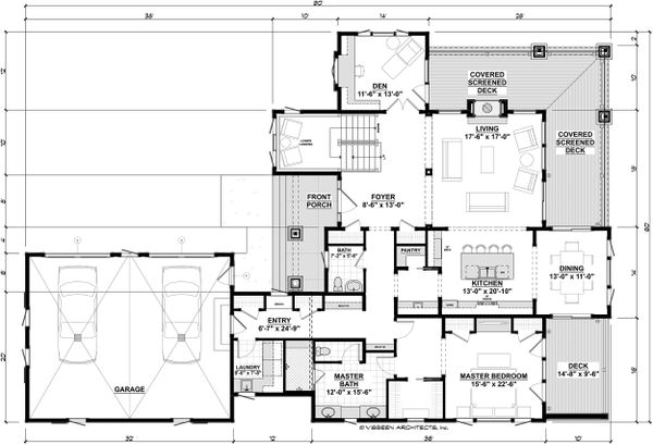 Cottage Floor Plan - Main Floor Plan #928-319