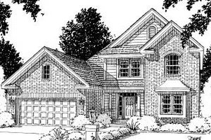 Traditional Exterior - Front Elevation Plan #20-173