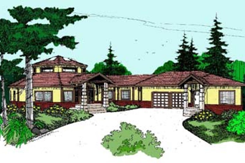 House Plan Design - Modern Exterior - Front Elevation Plan #60-513