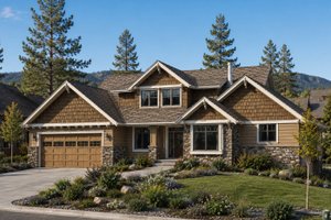 Dream House Plan - Exterior - Front Elevation for Craftsman House Plan #1100-153 - 3 bed, 2.5 bath