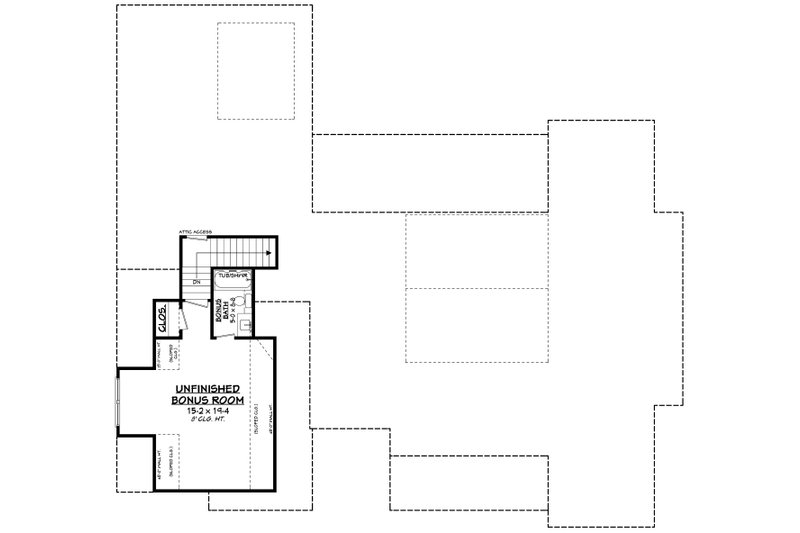 Home Plan - Floor Plan - Upper Floor for Farmhouse House Plan #430-380 - 4 bed, 3.5 bath