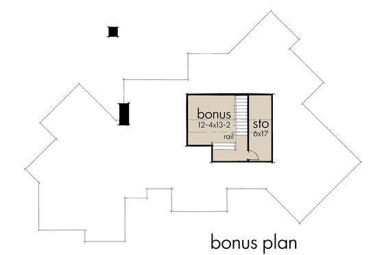 Floor Plan - Other Floor for Country House Plan #120-192 - 3 bed, 2.5 bath