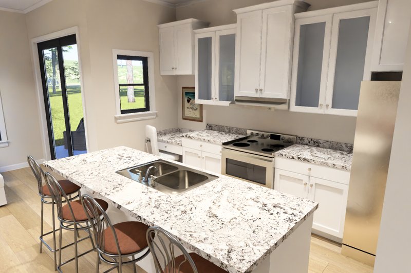 Architectural House Design - Interior - Kitchen 1 for Traditional House Plan #513-2458 - 3 bed, 2 bath