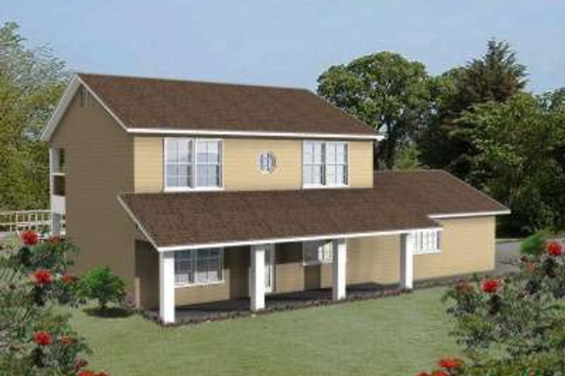 Dream House Plan - Traditional Exterior - Front Elevation Plan #1-260