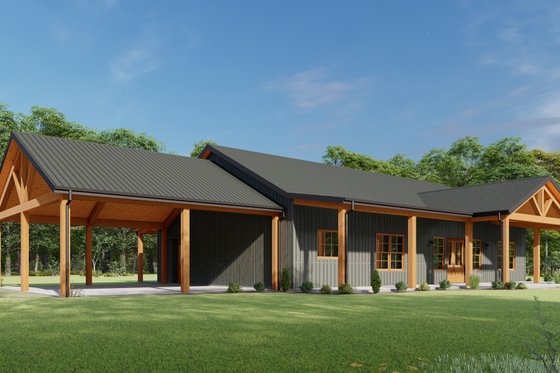 Exterior - Other Elevation 6 for Barndominium House Plan #1092-51 - 3 bed, 2.5 bath
