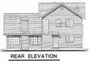 Traditional Style House Plan - 3 Beds 2.5 Baths 1709 Sq/Ft Plan #18-3108 