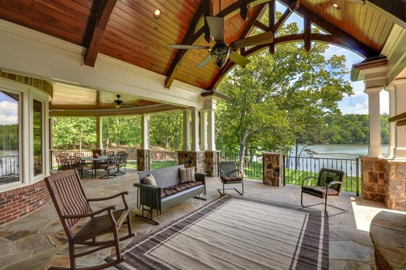Dream House Plan - Exterior - Covered Porch 1 for Ranch House Plan #54-477 - 5 bed, 5.5 bath