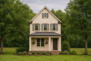 Architectural House Design - European Exterior - Front Elevation Plan #20-2584