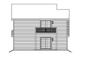 European Style House Plan - 2 Beds 1 Baths 929 Sq/Ft Plan #57-186 