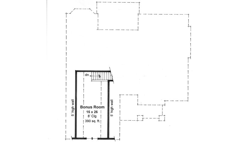 Dream House Plan - Floor Plan - Other Floor for Craftsman House Plan #51-516 - 3 bed, 2 bath