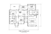 Traditional Style House Plan - 4 Beds 3.5 Baths 3211 Sq/Ft Plan #1054-61 
