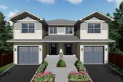 Craftsman Style House Plan - 3 Beds 2.5 Baths 1422 Sq/Ft Plan #126-203 